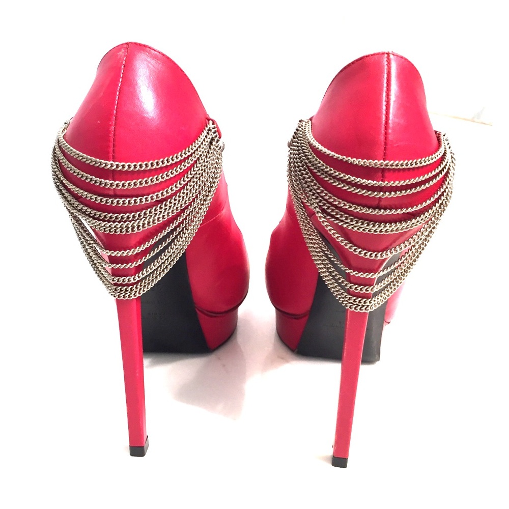 Saint Laurent Paris Janis Chain Stiletto